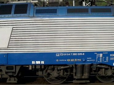 Пример успешно распознанного UIC номера локомотива (CZ)
